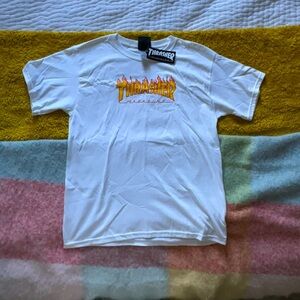 NWT Thrasher White Graphic T-Shirt